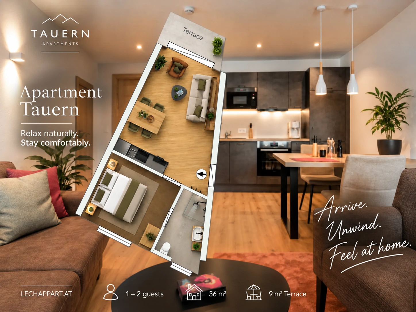 Tauern apartment floor plan